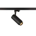 SLV 3-Phasen LED Strahler NUMINOS® ZOOM M, 230V / 500mA, CRi >90, fokussierbar, Phasen dimmbar, 20W 2700K 15°-60°, schwarz