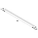 SLV Einspeiser für LED Lichtbalken BATTEN, weiß