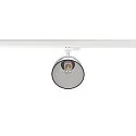 SLV 3-Phasen Strahler PARA CONE GL GU10, transparent, weiß