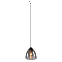 Pendelleuchte PARA CONE GL GU10, transparent, schwarz