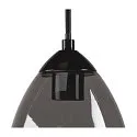 Pendelleuchte PARA CONE GL GU10, transparent, schwarz
