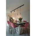 Pendelleuchte PARA CONE GL GU10, transparent, schwarz