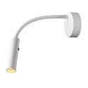LED Wall luminaire KARPO GOOSE, 5,8W, 3000K, 40°, white