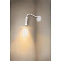 LED Wall luminaire KARPO GOOSE, 5,8W, 3000K, 40°, white