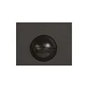 Außenwandleuchte GRAFIT, IP44 IK02, E27, rund, anthrazit / Diffusor in Rauchglas-Optik, satiniert, mit Sensor