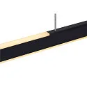 LED Pendelleuchte ONE LINEAR 100 PHASE UP/DOWN, 104cm,600mA, 24W 2700/3000K 1280lm, CRi >90, dimmbar, schwarz