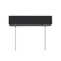 LED Pendelleuchte ONE LINEAR 100 PHASE UP/DOWN, 104cm,600mA, 24W 2700/3000K 1280lm, CRi >90, dimmbar, schwarz