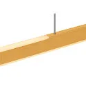 SLV LED Pendelleuchte ONE LINEAR 100 PHASE UP/DOWN, 104cm,600mA, 24W 2700/3000K 1280lm, CRi >90, dimmbar, messing