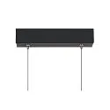 LED Pendelleuchte ONE LINEAR 140 PHASE UP/DOWN, 140cm, 900mA, 35W 2700/3000K 2855lm, CRi >90, dimmbar, schwarz