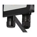 SLV LED Wand-/Deckenleuchte FLOODI S, 100°, 9,3W, 3000K, 1040lm, anthrazit/transparent