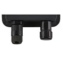 SLV LED Wand-/Deckenleuchte FLOODI S, 100°, 9,3W, 3000K, 1040lm, anthrazit/transparent
