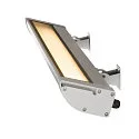 SLV LED Outdoor Wandleuchte VANO WING SP SHORT, 120°, 25W, 3000K, 1400lm, CRI80, grau