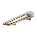 SLV LED Outdoor Wandleuchte VANO WING SP SHORT, 120°, 25W, 3000K, 1400lm, CRI80, grau