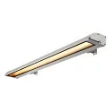 SLV outdoor wall luminaire VANO WING SP LONG IP65, grey dimmable