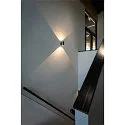 SLV LED Wandleuchte OCULUS WL SINGLE, 100°, 8,5W, 2000-3000K, 22-555lm, CRI90, IP20, schwarz