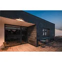SLV LED Außenwandleuchte ESKINA FRAME WL DOUBLE CCT, IP65 IK06, 27W 3000/4000K 95°/95°, verstellbar, anthrazit, breite Variante