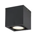 SLV Outdoor LED Deckenleuchte ESKINA FRAME CL SINGLE CCT, IP65 IK06, 15W 3000/4000K 95°, verstellbar, Anthrazit