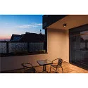 SLV Outdoor LED Deckenleuchte ESKINA FRAME CL SINGLE CCT, IP65 IK06, 15W 3000/4000K 95°, verstellbar, Anthrazit