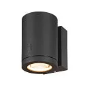 SLV LED Outdoor Wandleuchte ENOLA OCULUS WL SINGLE, 100°, 11W, 3000/4000K, 1000-1100lm, CRI90, anthrazit