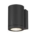 SLV LED Outdoor Wandleuchte ENOLA OCULUS WL SINGLE, 100°, 11W, 3000/4000K, 1000-1100lm, CRI90, anthrazit