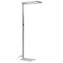 SLV LED Büro-Stehleuchte WORKLIGHT, Up/Down, mit Sensor, 79W 4000K 7600lm 100°/80°, UGR , Silber