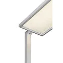 SLV LED Büro-Stehleuchte WORKLIGHT, Up/Down, mit Sensor, 79W 4000K 7600lm 100°/80°, UGR , Silber