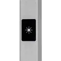 SLV LED Büro-Stehleuchte WORKLIGHT, Up/Down, mit Sensor, 79W 4000K 7600lm 100°/80°, UGR , Silber