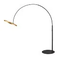 LED Stehleuchte ONE BOW FL, Up&Down, 140°, 22W, 2700/3000K, CRI90, schwarz