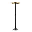LED Stehleuchte ONE STRAIGHT FL, Up&Down, 140°, 22W, 2700/3000K, CRI90, schwarz/Messing
