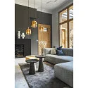 pendant luminaire PANTILO 20 PD E27 IP20, gold
