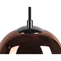 SLV pendant luminaire PANTILO OVAL PD E27 IP20, copper