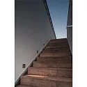 SLV Outdoor LED Wand-Einbauleuchte CONCRETO EL CUT, IP65 IK03, 10 x 10cm, 700mA, 3.2W 3000K 15lm 15°, Beton / Aluminium, grau