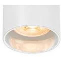 SLV wall and ceiling luminaire ASTO TUBE CW SINGLE 1 flame, round, cardanic swivelling GU10 IP20, white dimmable