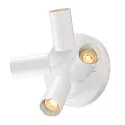 SLV Wand- und Decken-Spot-Rondell ASTO TUBE QUADRUPLE, IP20, zylindrisch, 4-flammig, 4x GU10 max. 10W, weiß