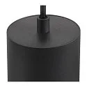 SLV Pendelleuchte ASTO TUBE, IP20, zylindrisch, 2-flammig, 2x GU10 max. 10W, schwarz
