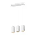 SLV Pendelleuchte ASTO TUBE, IP20, zylindrisch, 3-flammig, 3x GU10 max. 10W, weiß