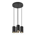 Pendelleuchte ASTO TUBE, IP20, zylindrisch, 4-flammig, 4x GU10 max. 10W, schwarz