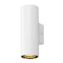 SLV Wandstahler ASTO TUBE, IP20, zylindrisch, 2-flammig, Up&Down, 2x GU10 max. 10W, weiß