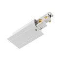 Zubehör für 3-Phasen Einbauschiene S-TRACK PHASE & DALI - End-Einspeiser, IP20, max. 16A, DALI steuerbar, Erde rechts, weiß