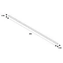 SLV Aufbauschiene TRACK 48V, DALI, 2m, IP20, weiß