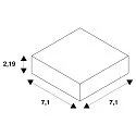 L-Verbinder für Aufbauschiene TRACK 48V, Standard, mechanisch, links, IP20, schwarz