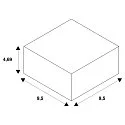 L-Verbinder für Einbauschiene TRACK 48V, mechanisch, rechts, IP20, schwarz