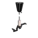 pendant suspension TRACK 48V with bar, black