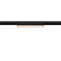 LED Spot IN-LINE 22 TRACK 48V, 95°, 7,3W, CRI90, DALI, opal, IP20, 2700K, 540lm, schwarz/schwarz