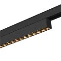 LED Spot IN-LINE 22 TRACK 48V, Darklight Reflector, 35°, 7,3W, CRI90, DALI, IP20, 2700K, 580lm, schwarz/schwarz