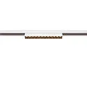 SLV LED Spot IN-LINE 22 TRACK 48V, Darklight Reflector, 35°, 7,3W, CRI90, DALI, IP20, 3000K, 610lm, weiß/weiß