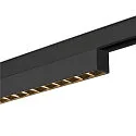 SLV LED Spot IN-LINE 44 TRACK 48V, Darklight Reflector, 35°, 14W, CRI90, DALI, IP20, 3000K, 1230lm, schwarz/schwarz