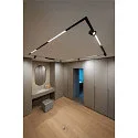 SLV track spot NUMINOS® XS 48V DALI 2 40° swivelling, for VDU workstation, DALI controllable IP20, black matt dimmable