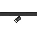 SLV LED Niedervolt-Schienen-Strahler NUMINOS® XS DALI 2, rund, 48V, 8.7W 4000K 55°, DALI dimmbar, schwenkbar, matt schwarz