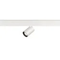 SLV track spot NUMINOS® XS 48V DALI 2 55° swivelling, for VDU workstation, DALI controllable IP20, white matt dimmable